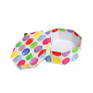 Octagonal shape gift box set